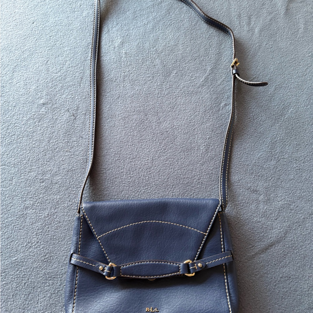 Lauren Ralph Lauren Navy Crossbody Bag